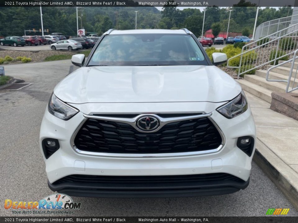 2021 Toyota Highlander Limited AWD Blizzard White Pearl / Black Photo #6