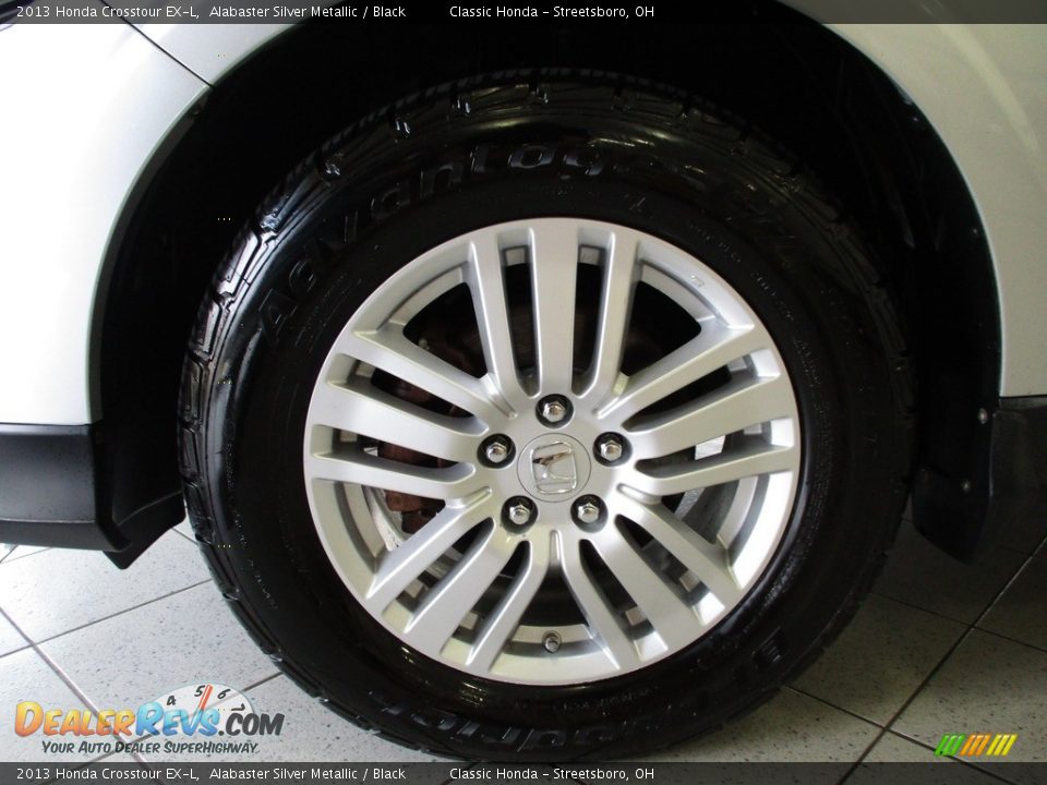 2013 Honda Crosstour EX-L Alabaster Silver Metallic / Black Photo #10