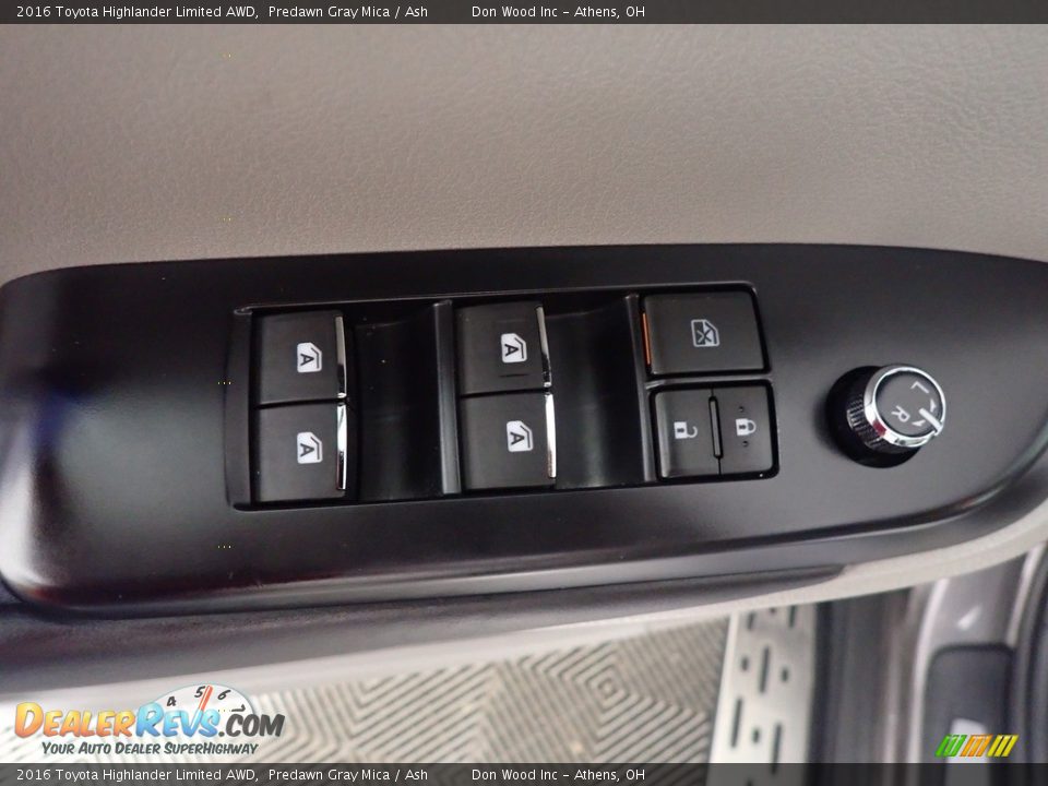 2016 Toyota Highlander Limited AWD Predawn Gray Mica / Ash Photo #25