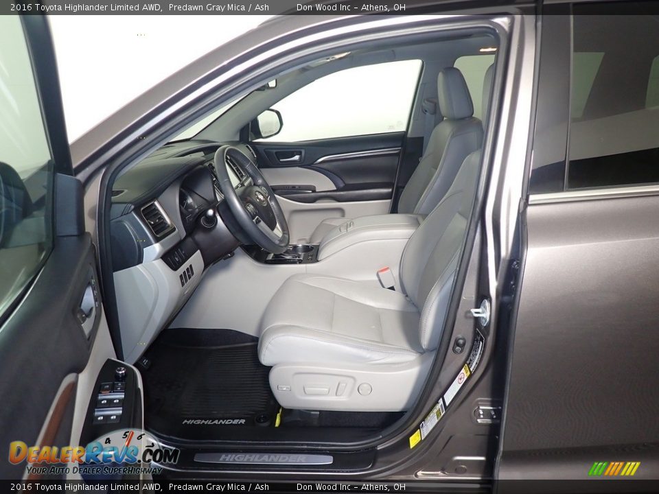 2016 Toyota Highlander Limited AWD Predawn Gray Mica / Ash Photo #27