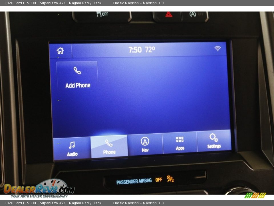 2020 Ford F150 XLT SuperCrew 4x4 Magma Red / Black Photo #12