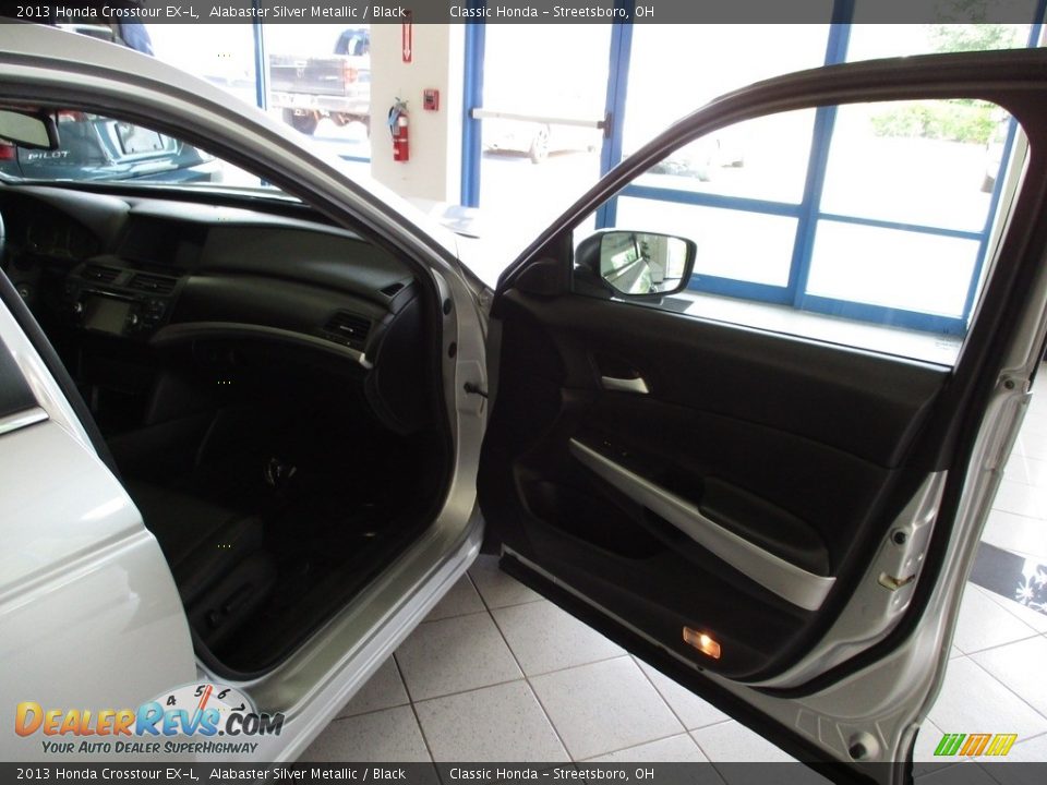 2013 Honda Crosstour EX-L Alabaster Silver Metallic / Black Photo #15