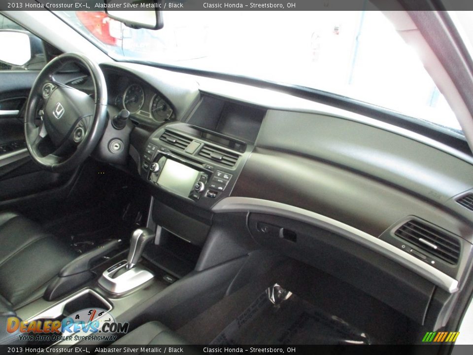 2013 Honda Crosstour EX-L Alabaster Silver Metallic / Black Photo #16