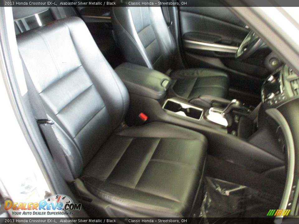 2013 Honda Crosstour EX-L Alabaster Silver Metallic / Black Photo #17