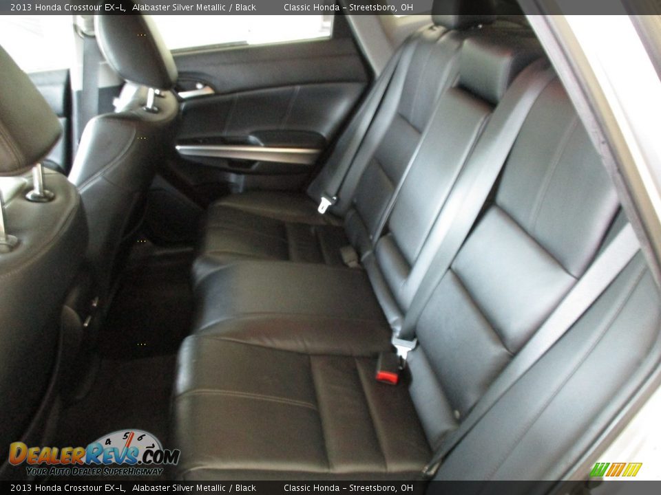 2013 Honda Crosstour EX-L Alabaster Silver Metallic / Black Photo #21