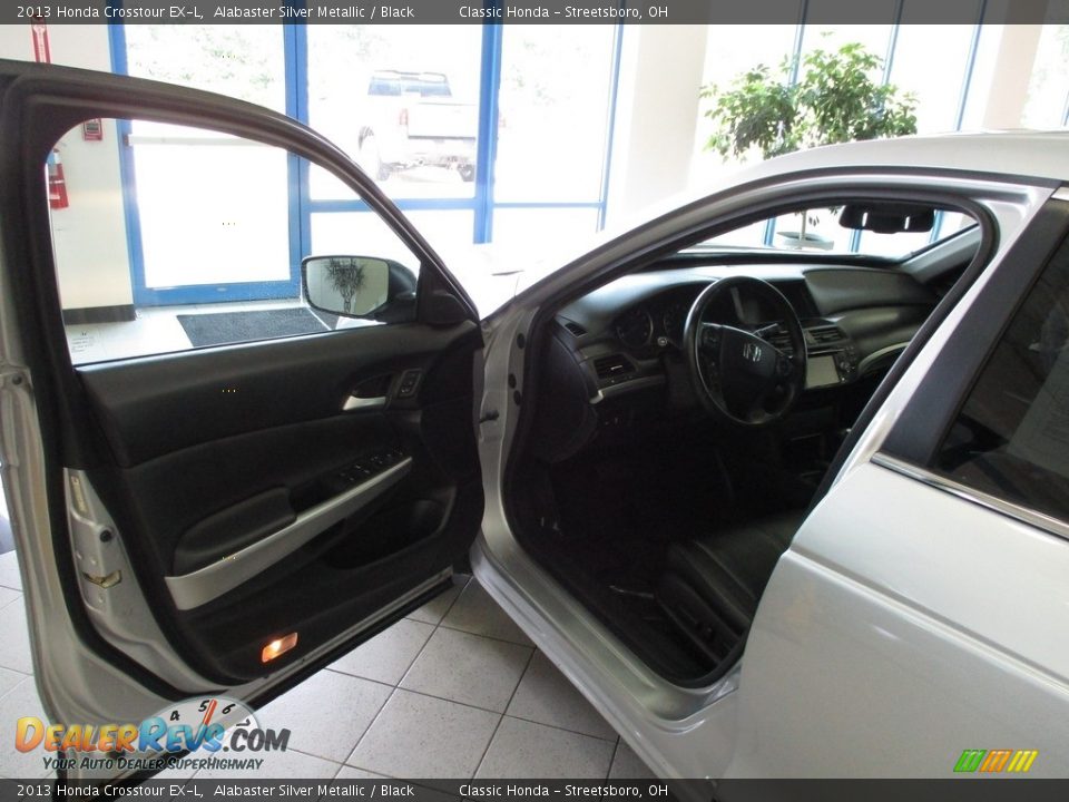 2013 Honda Crosstour EX-L Alabaster Silver Metallic / Black Photo #22