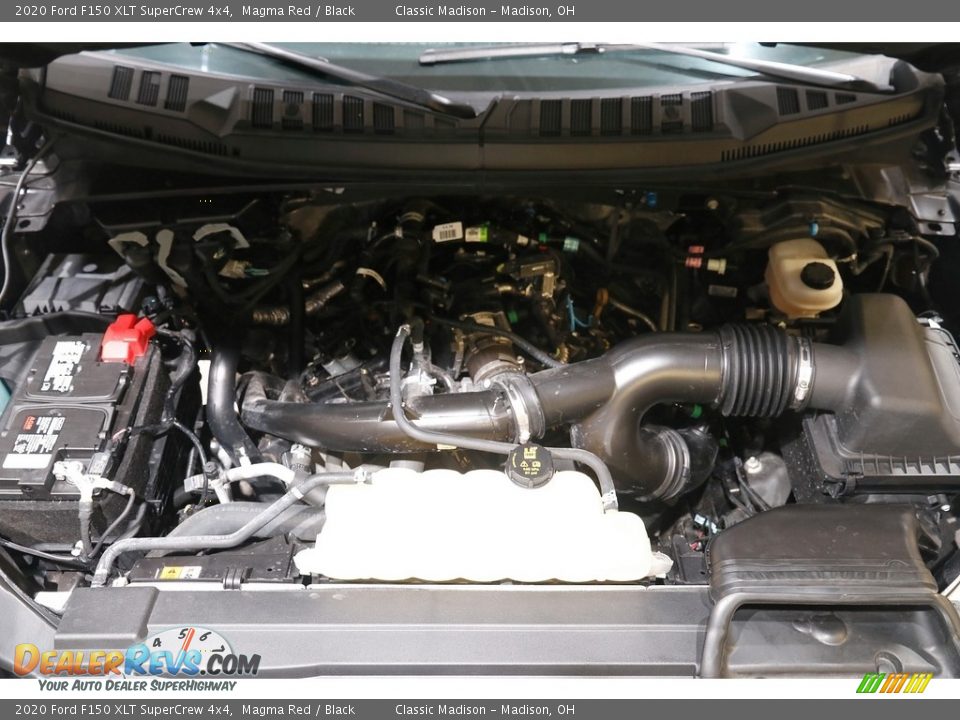 2020 Ford F150 XLT SuperCrew 4x4 Magma Red / Black Photo #21