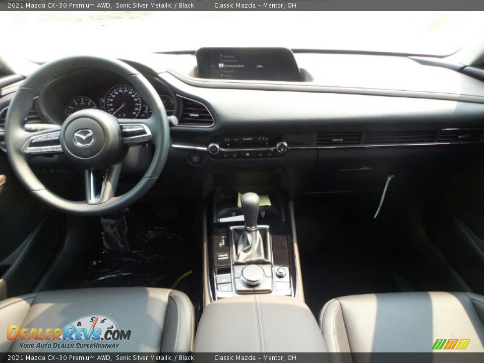 2021 Mazda CX-30 Premium AWD Sonic Silver Metallic / Black Photo #3