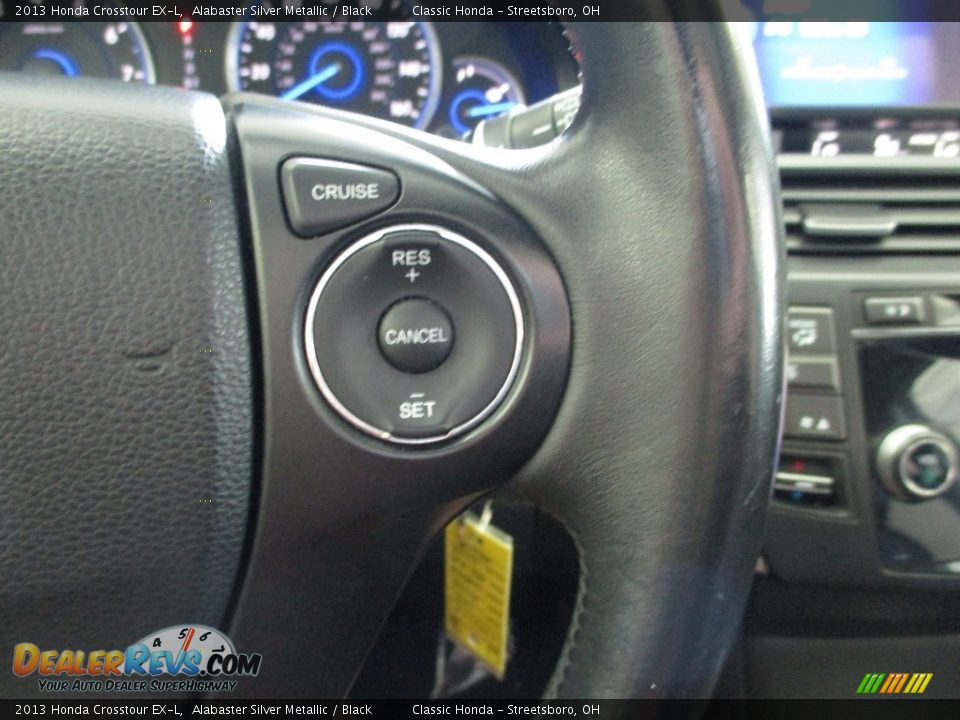 2013 Honda Crosstour EX-L Alabaster Silver Metallic / Black Photo #29
