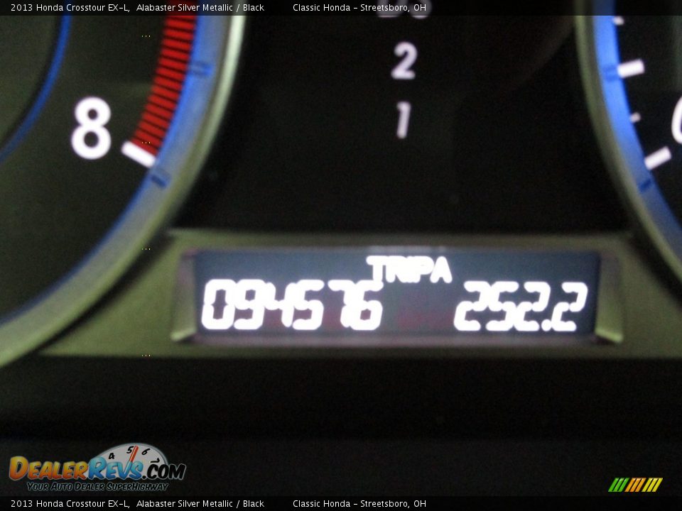 2013 Honda Crosstour EX-L Alabaster Silver Metallic / Black Photo #30