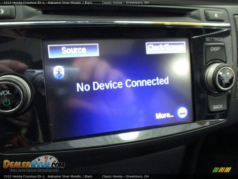 2013 Honda Crosstour EX-L Alabaster Silver Metallic / Black Photo #33