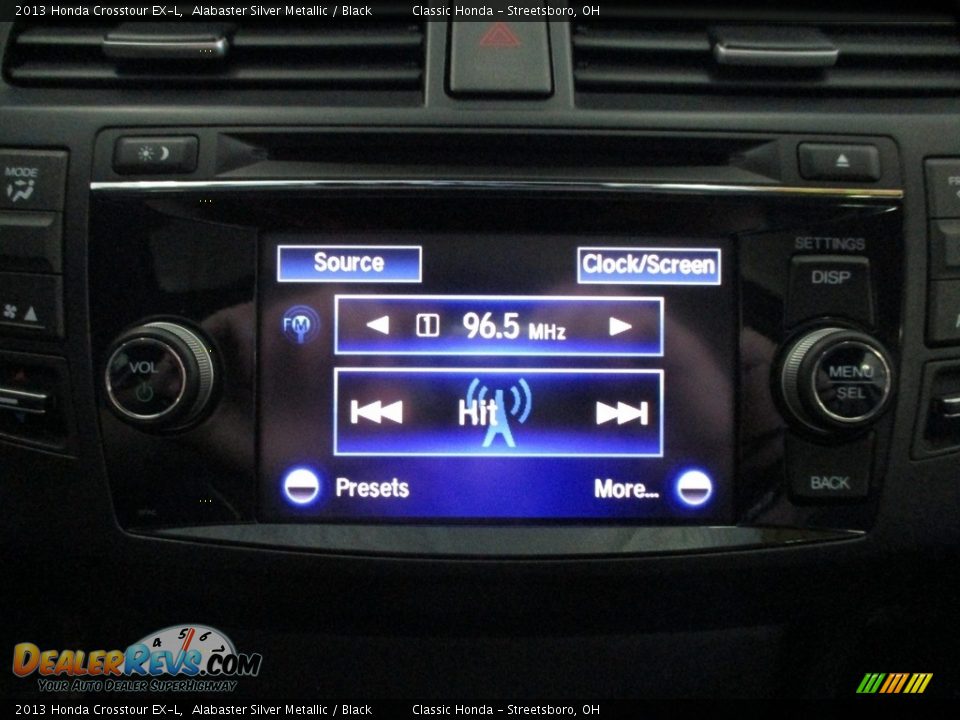 2013 Honda Crosstour EX-L Alabaster Silver Metallic / Black Photo #34