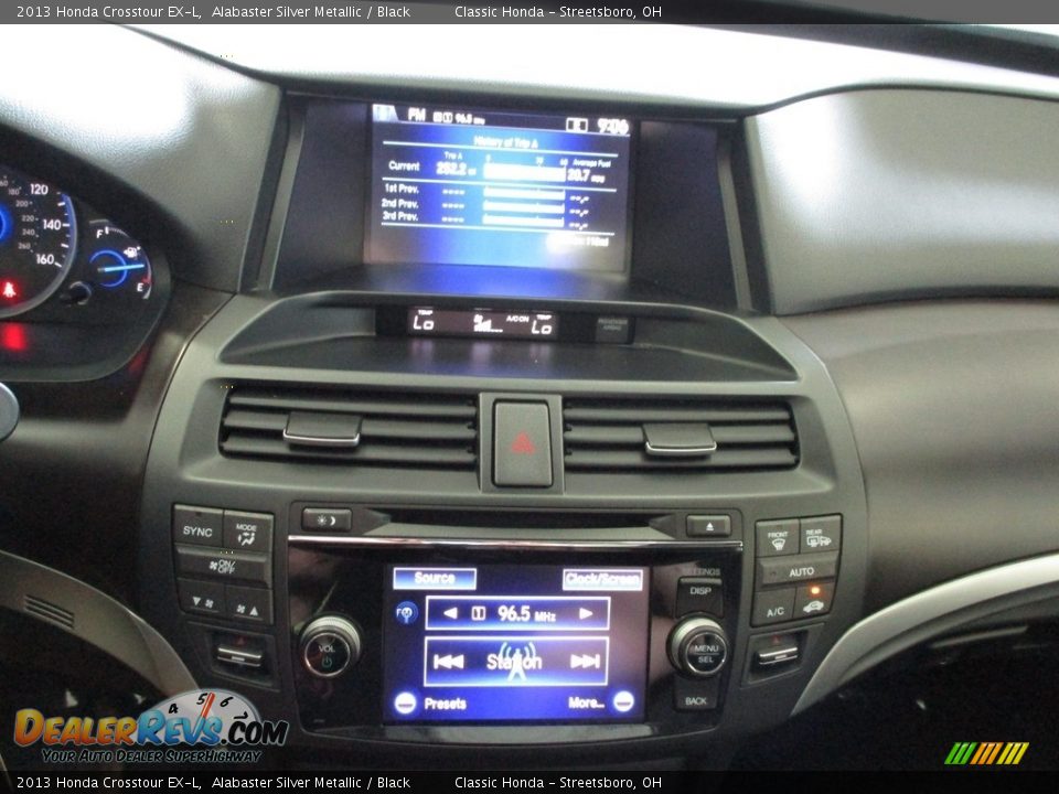 2013 Honda Crosstour EX-L Alabaster Silver Metallic / Black Photo #36