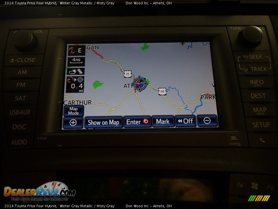 2014 Toyota Prius Four Hybrid Winter Gray Metallic / Misty Gray Photo #3