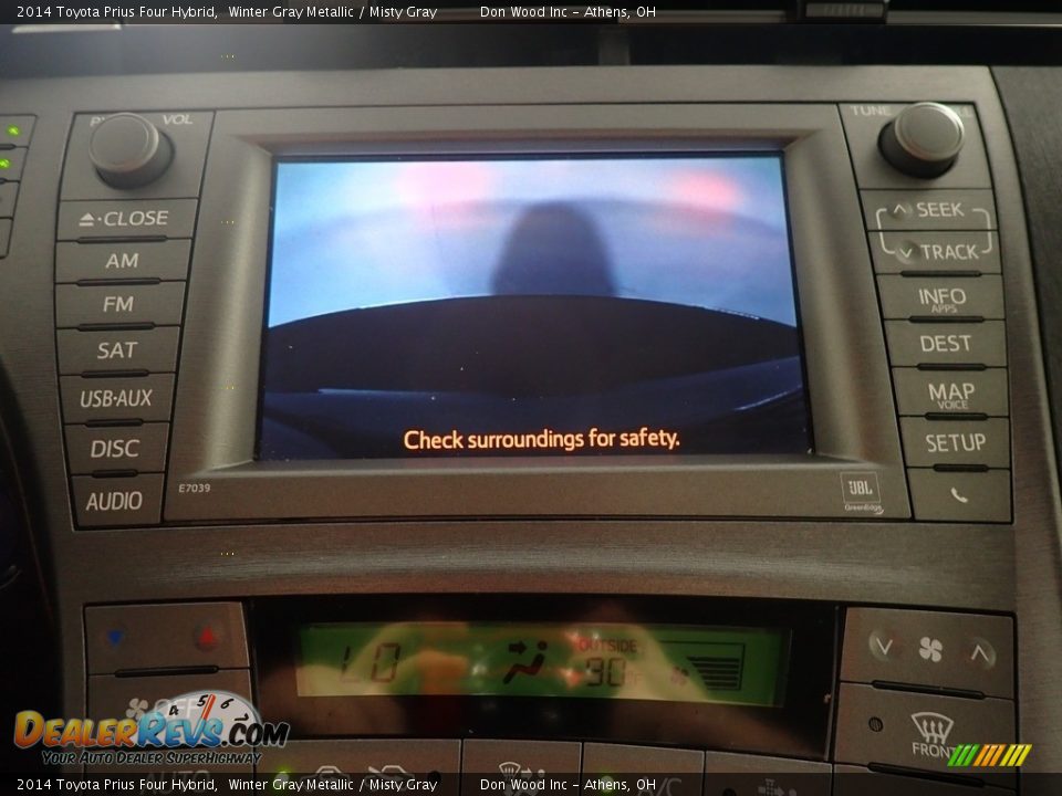 2014 Toyota Prius Four Hybrid Winter Gray Metallic / Misty Gray Photo #4