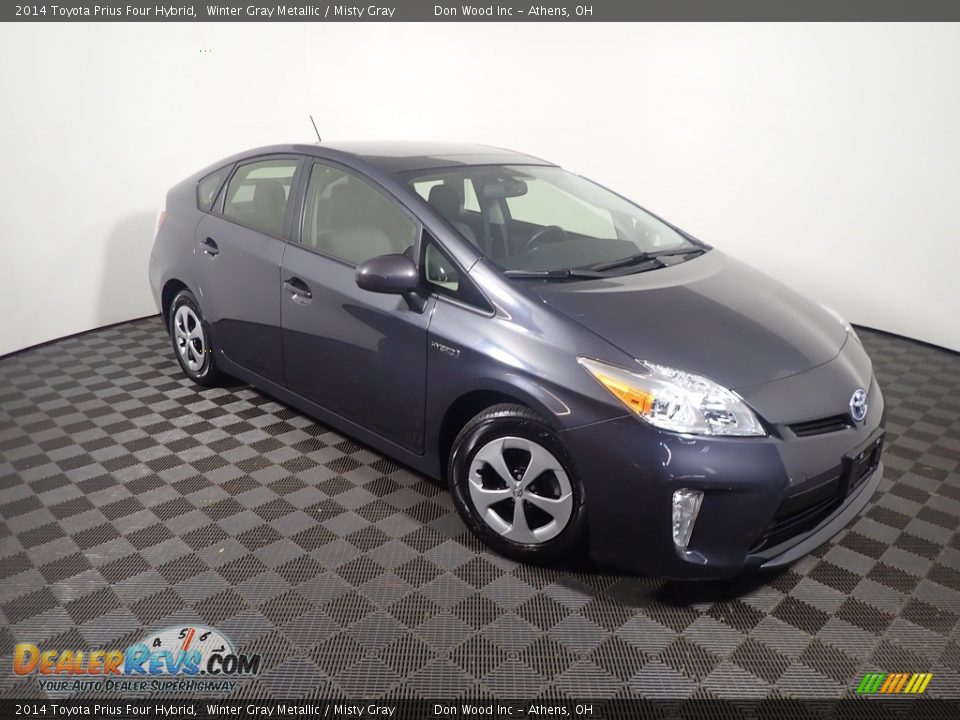 2014 Toyota Prius Four Hybrid Winter Gray Metallic / Misty Gray Photo #5