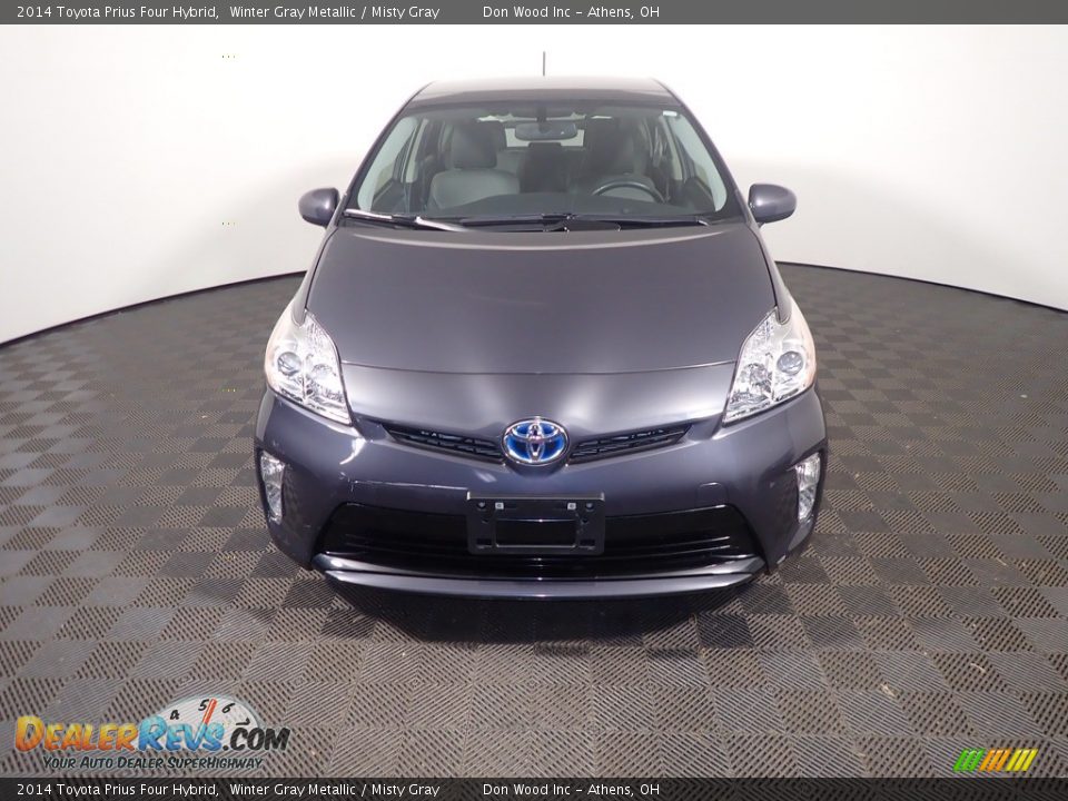 2014 Toyota Prius Four Hybrid Winter Gray Metallic / Misty Gray Photo #7