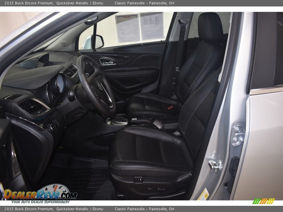 2015 Buick Encore Premium Quicksilver Metallic / Ebony Photo #8