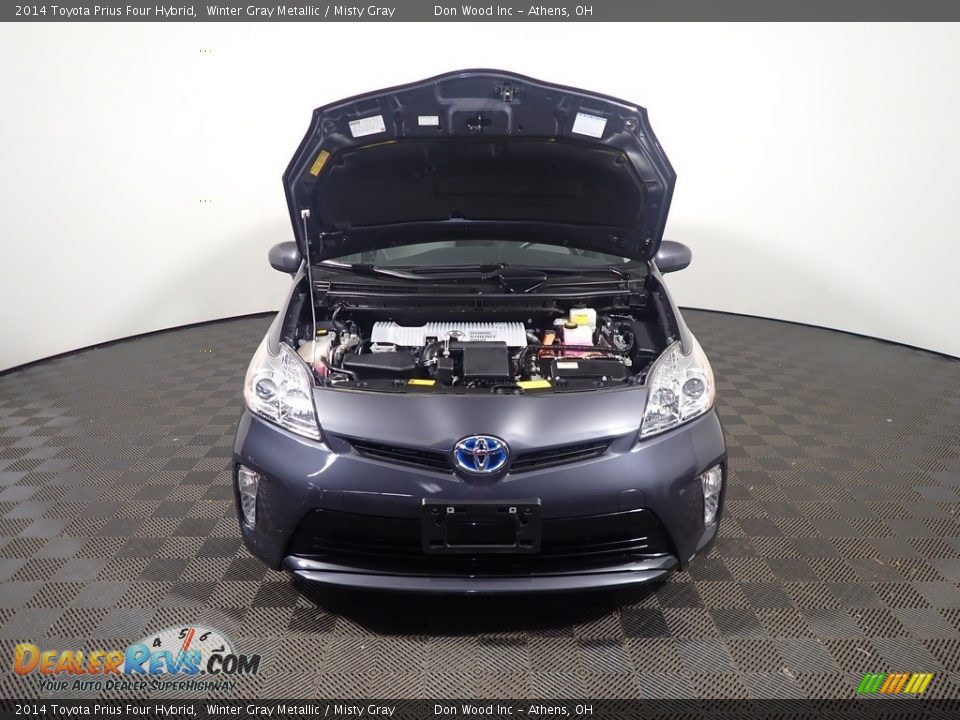 2014 Toyota Prius Four Hybrid Winter Gray Metallic / Misty Gray Photo #8