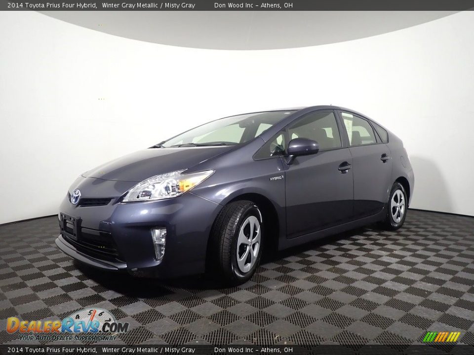 2014 Toyota Prius Four Hybrid Winter Gray Metallic / Misty Gray Photo #10