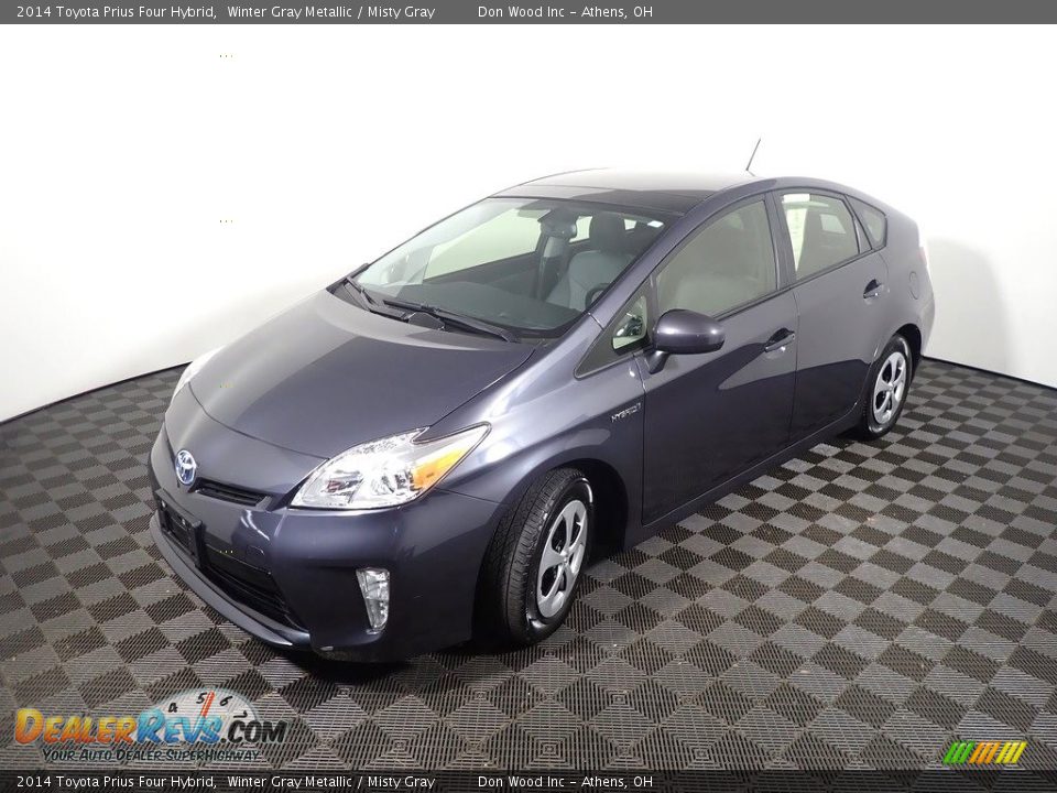 2014 Toyota Prius Four Hybrid Winter Gray Metallic / Misty Gray Photo #11