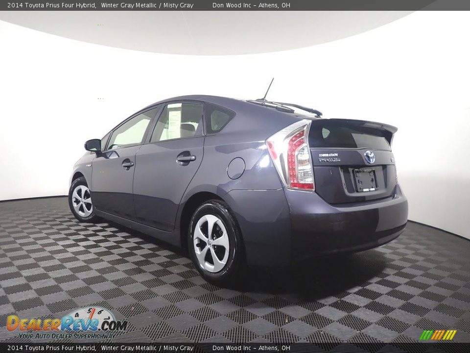 2014 Toyota Prius Four Hybrid Winter Gray Metallic / Misty Gray Photo #13