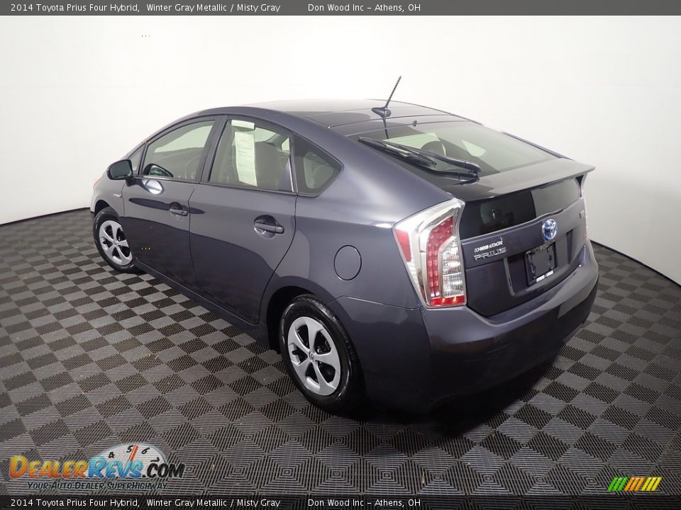 2014 Toyota Prius Four Hybrid Winter Gray Metallic / Misty Gray Photo #14