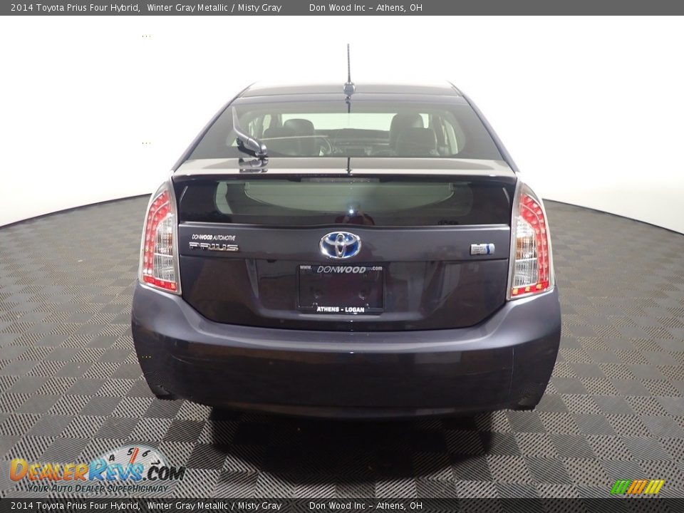 2014 Toyota Prius Four Hybrid Winter Gray Metallic / Misty Gray Photo #15