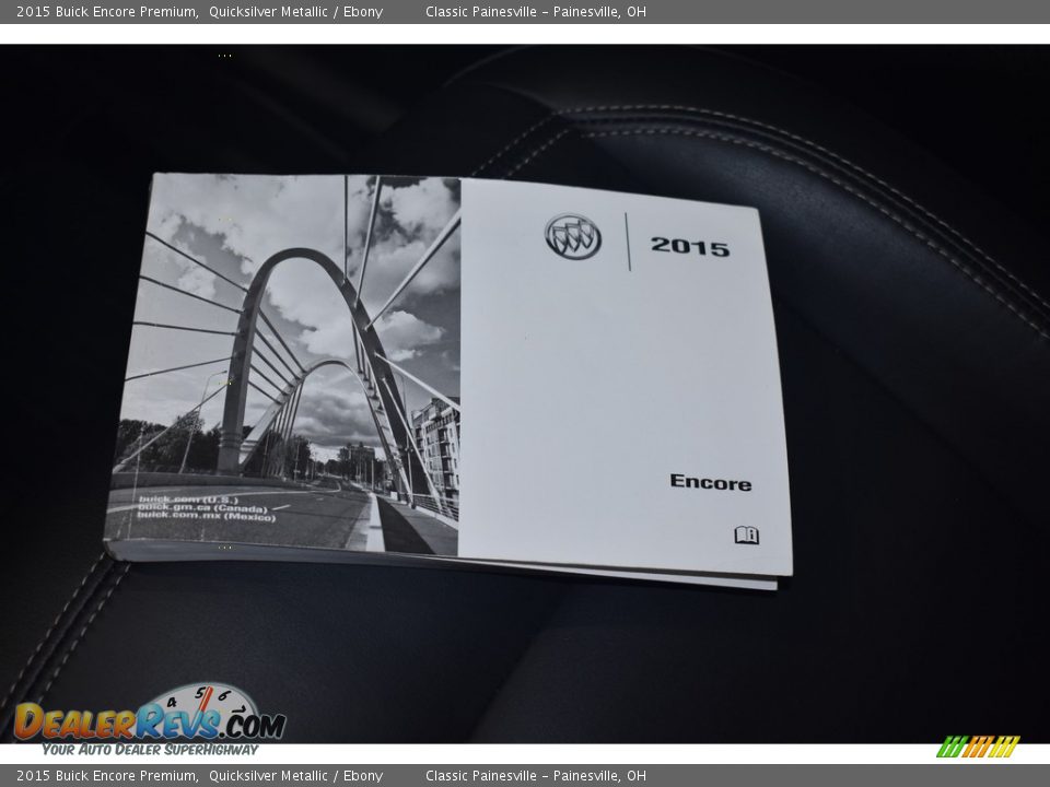 2015 Buick Encore Premium Quicksilver Metallic / Ebony Photo #19