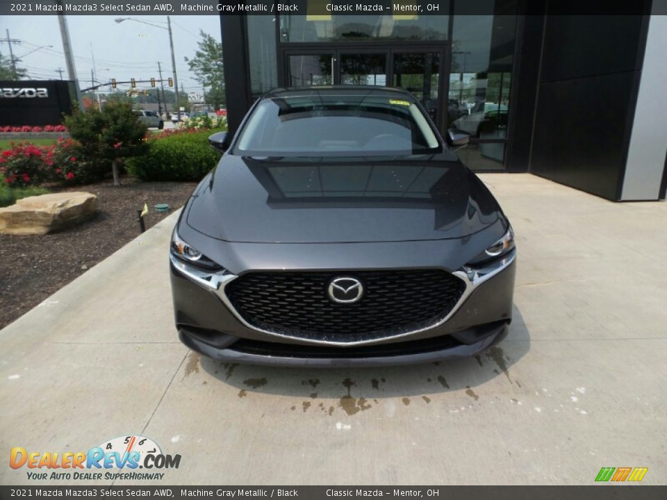 2021 Mazda Mazda3 Select Sedan AWD Machine Gray Metallic / Black Photo #2