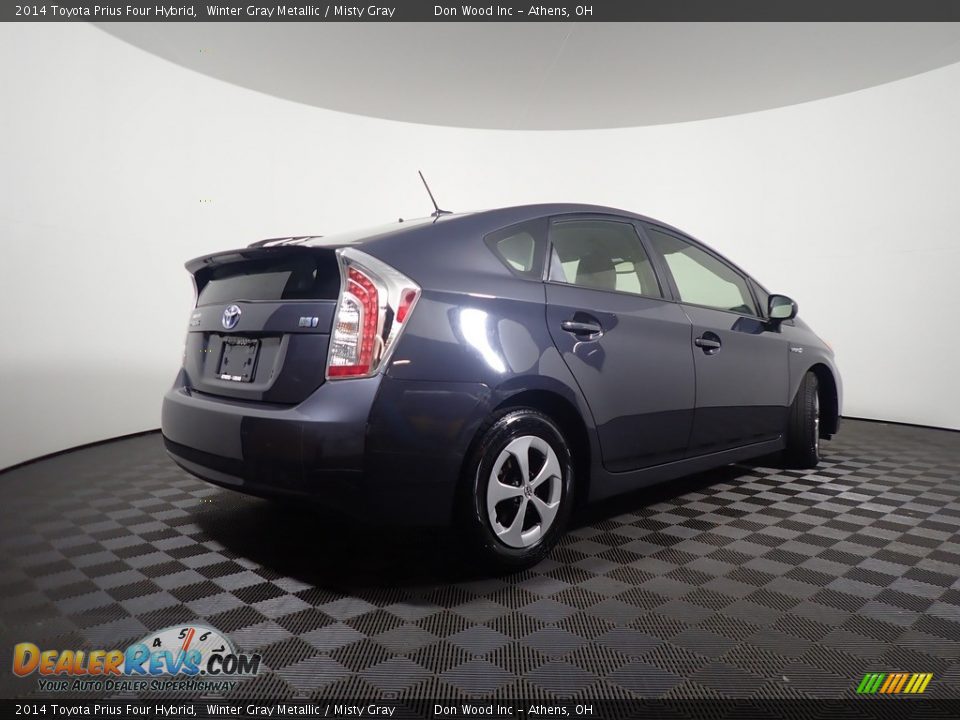 2014 Toyota Prius Four Hybrid Winter Gray Metallic / Misty Gray Photo #18