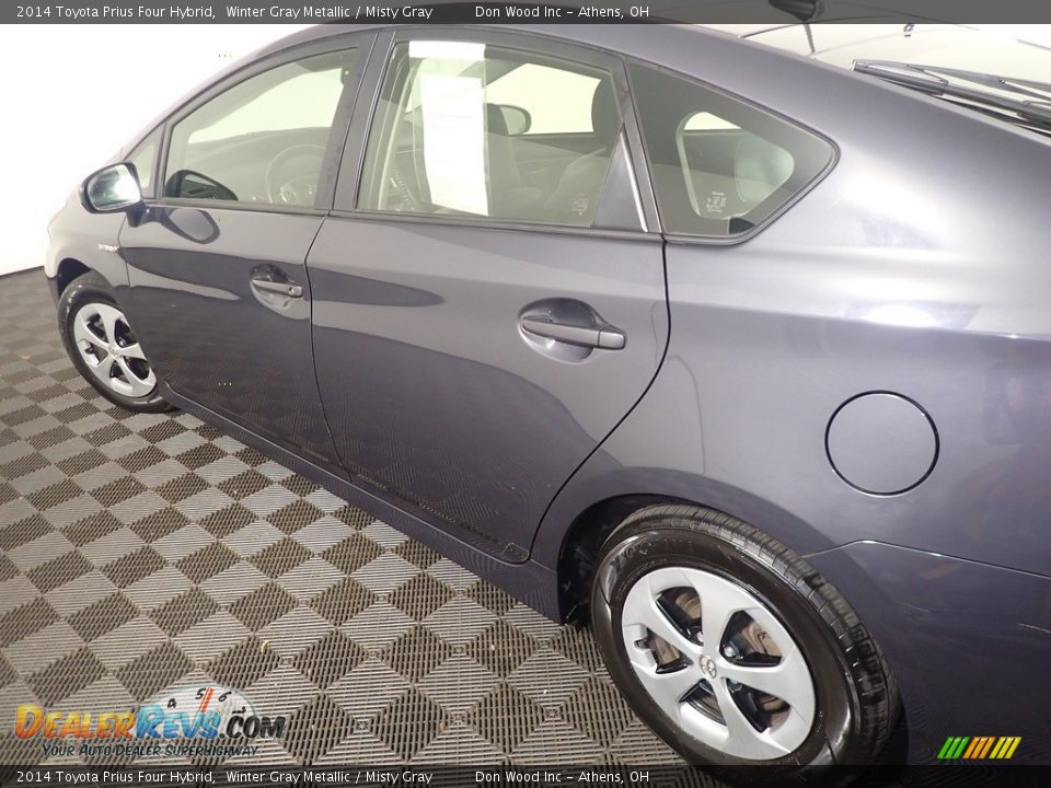 2014 Toyota Prius Four Hybrid Winter Gray Metallic / Misty Gray Photo #20