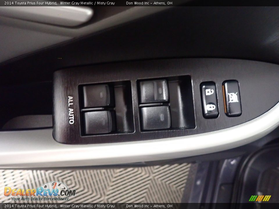 2014 Toyota Prius Four Hybrid Winter Gray Metallic / Misty Gray Photo #23
