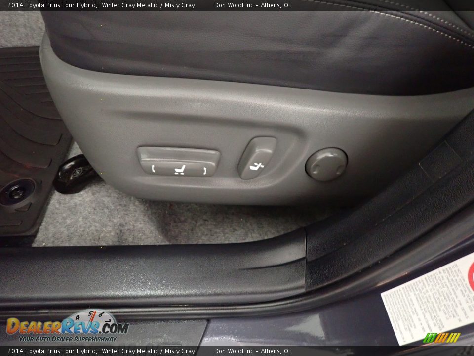 2014 Toyota Prius Four Hybrid Winter Gray Metallic / Misty Gray Photo #25