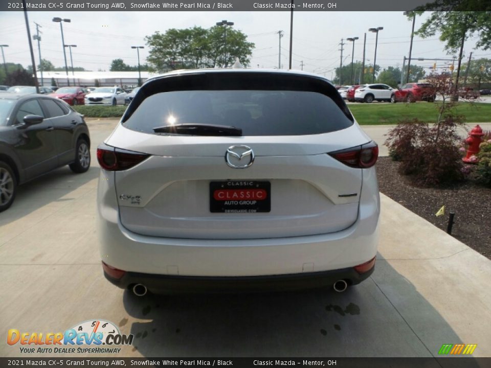 2021 Mazda CX-5 Grand Touring AWD Snowflake White Pearl Mica / Black Photo #5