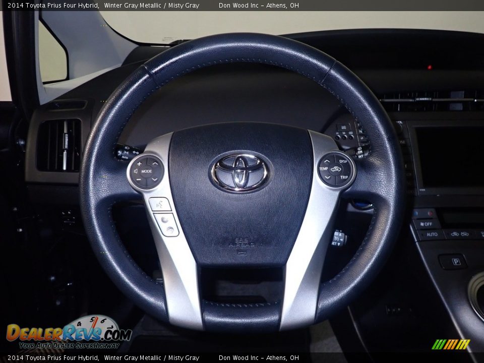 2014 Toyota Prius Four Hybrid Winter Gray Metallic / Misty Gray Photo #29