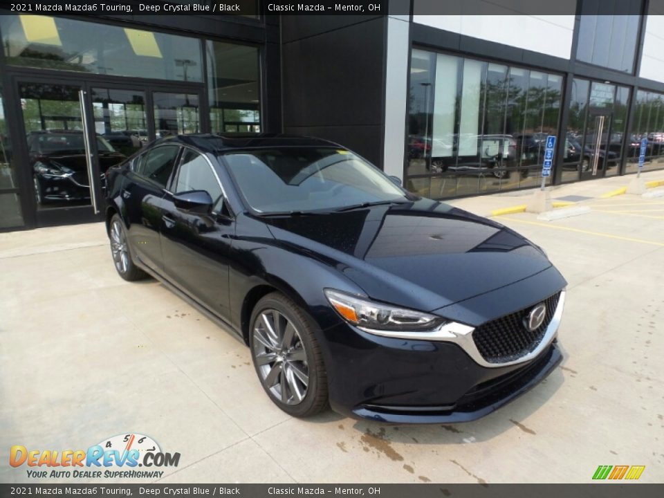 2021 Mazda Mazda6 Touring Deep Crystal Blue / Black Photo #1