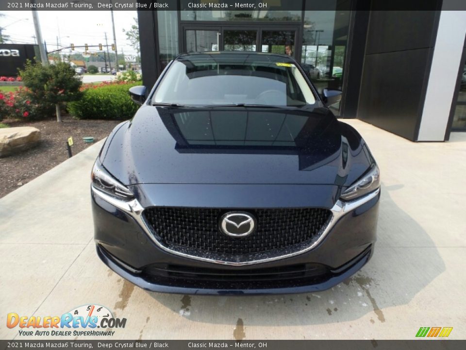 2021 Mazda Mazda6 Touring Deep Crystal Blue / Black Photo #2