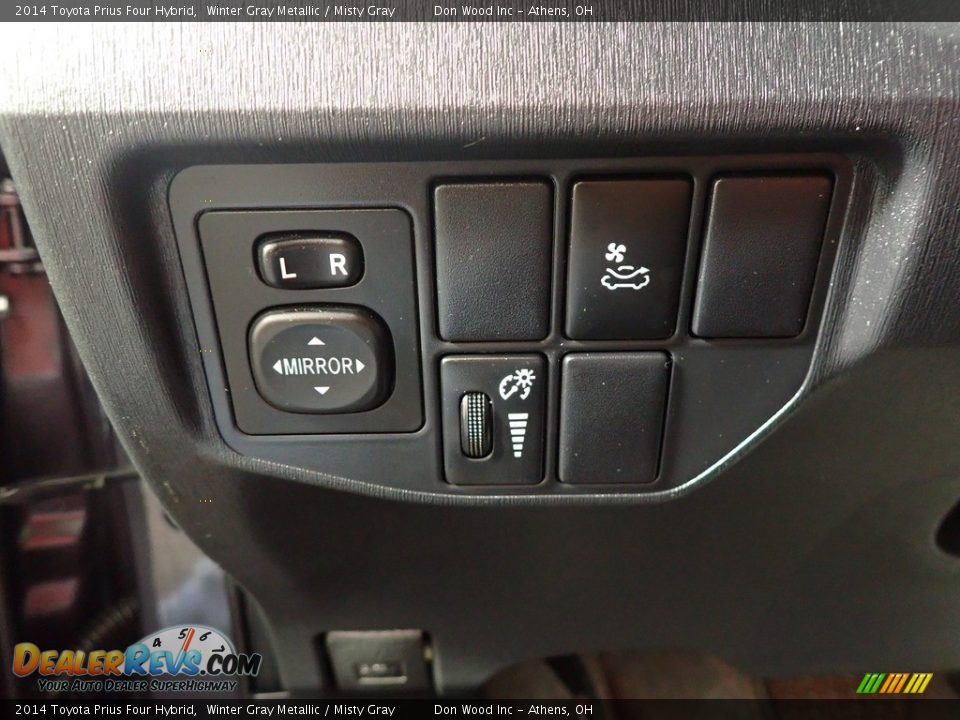 2014 Toyota Prius Four Hybrid Winter Gray Metallic / Misty Gray Photo #33
