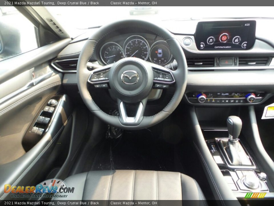 2021 Mazda Mazda6 Touring Deep Crystal Blue / Black Photo #4