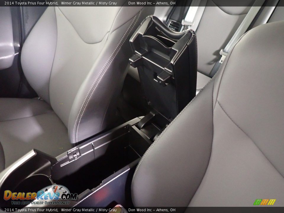 2014 Toyota Prius Four Hybrid Winter Gray Metallic / Misty Gray Photo #35