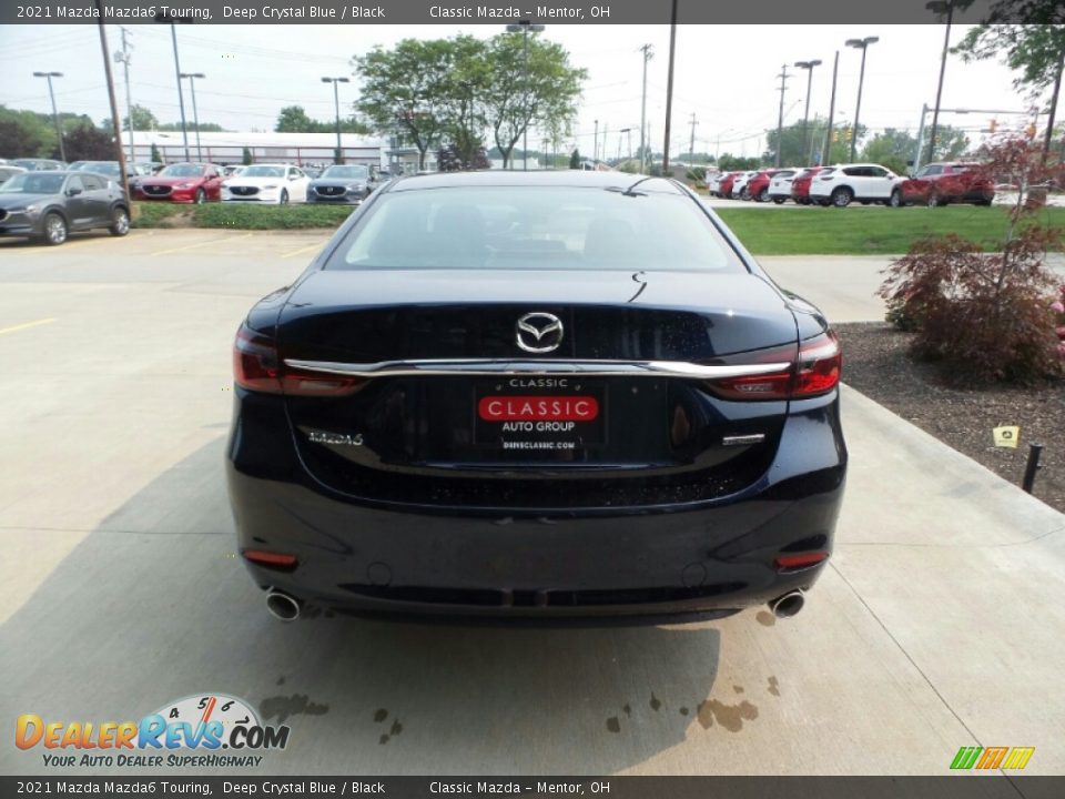 2021 Mazda Mazda6 Touring Deep Crystal Blue / Black Photo #5