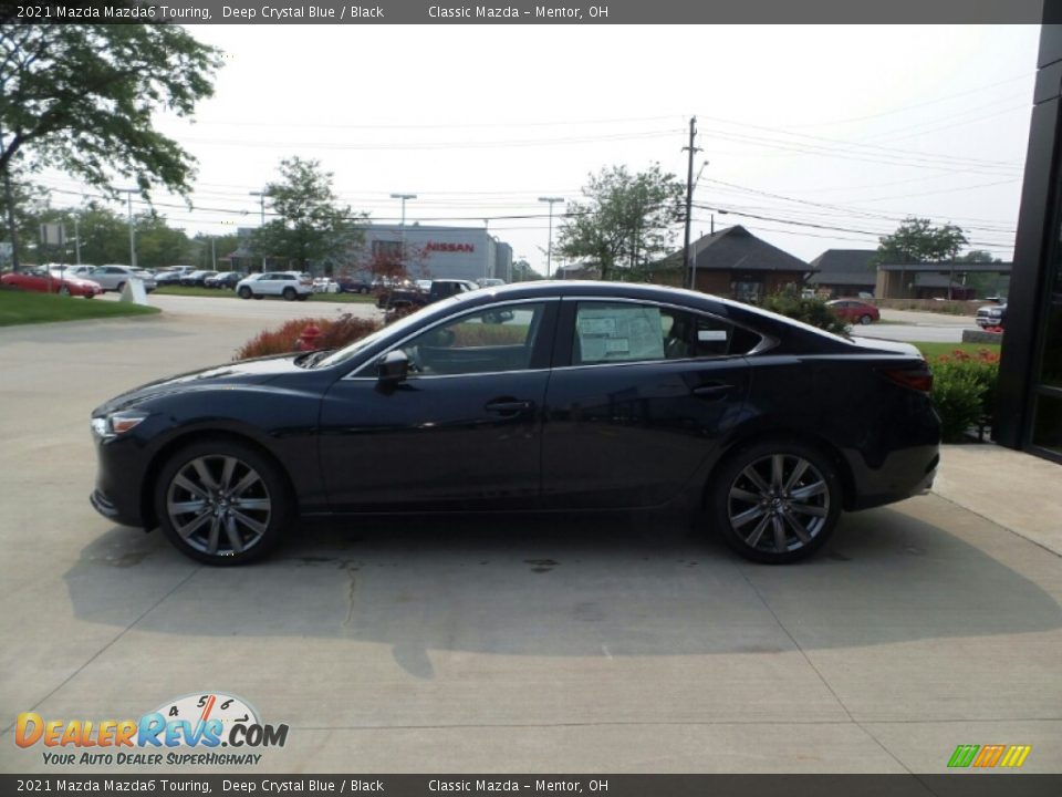 2021 Mazda Mazda6 Touring Deep Crystal Blue / Black Photo #6