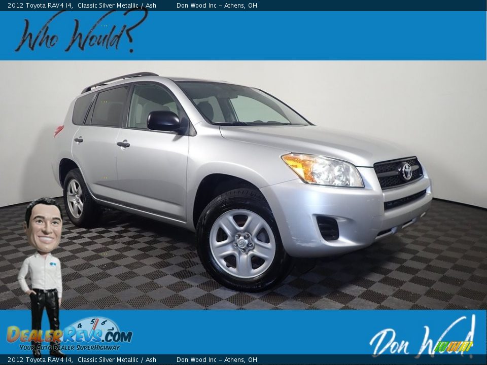 2012 Toyota RAV4 I4 Classic Silver Metallic / Ash Photo #1