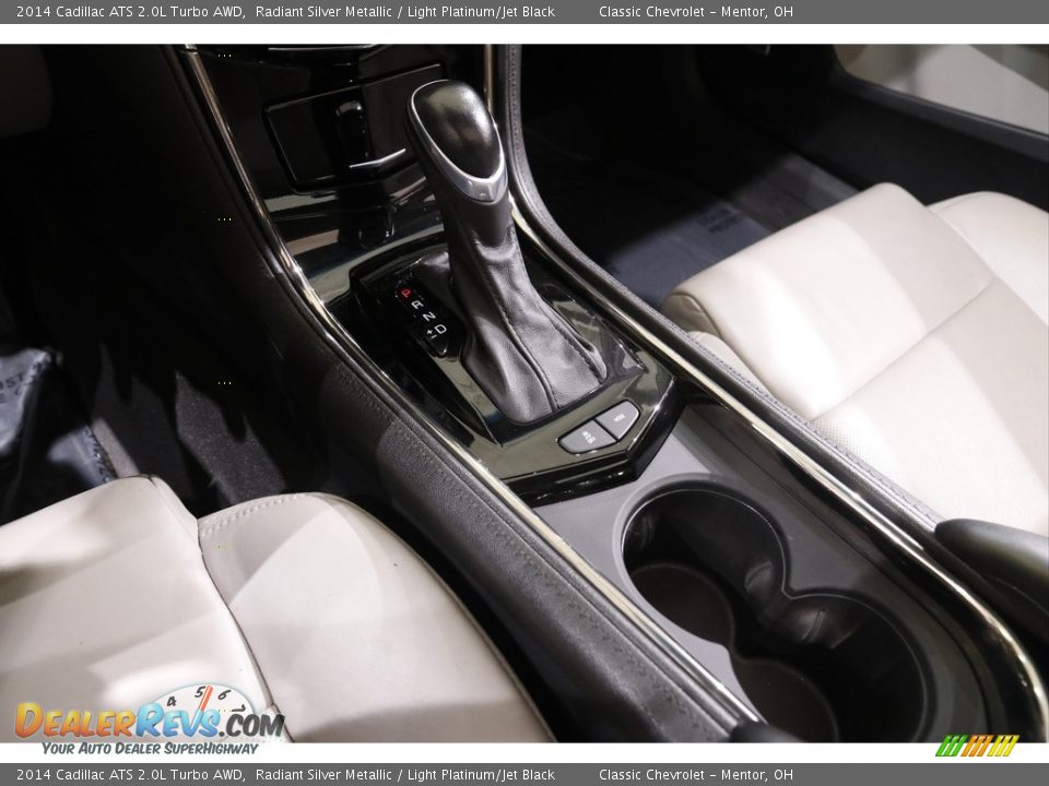2014 Cadillac ATS 2.0L Turbo AWD Radiant Silver Metallic / Light Platinum/Jet Black Photo #13