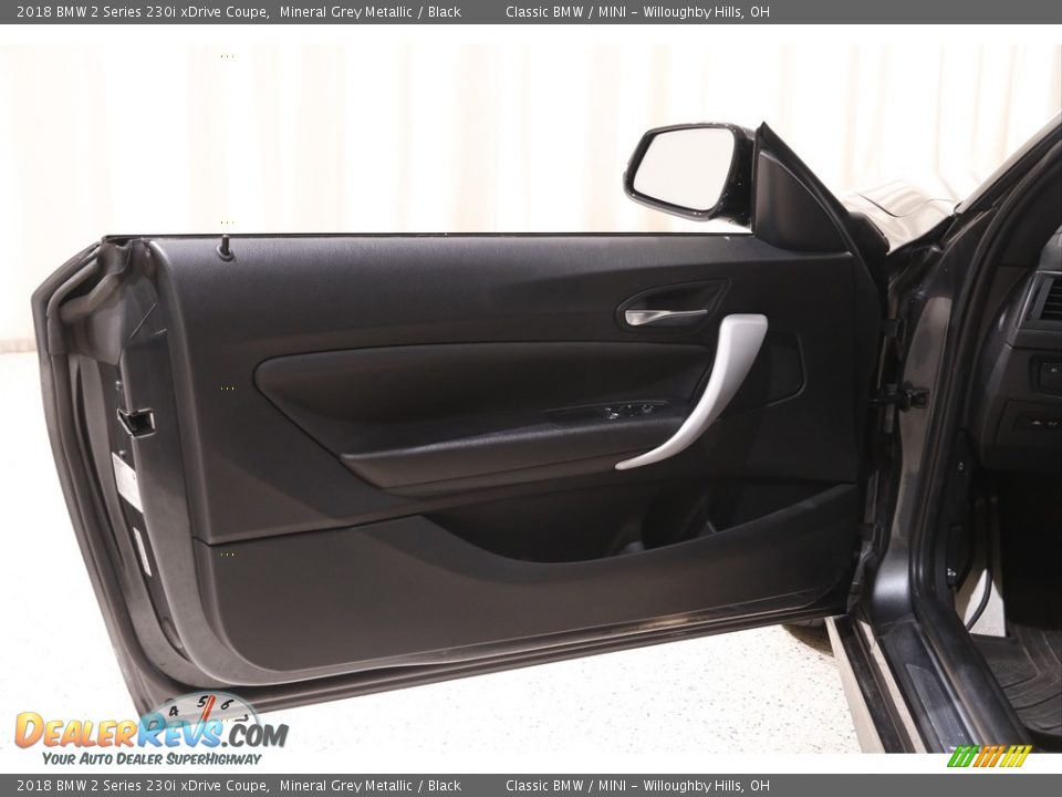 2018 BMW 2 Series 230i xDrive Coupe Mineral Grey Metallic / Black Photo #4
