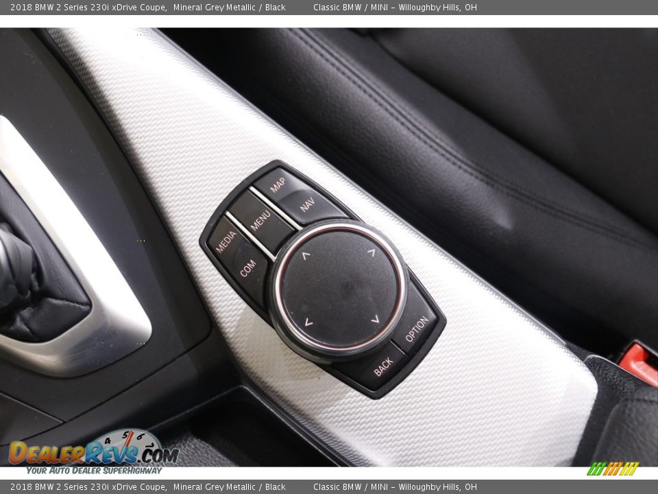 2018 BMW 2 Series 230i xDrive Coupe Mineral Grey Metallic / Black Photo #17