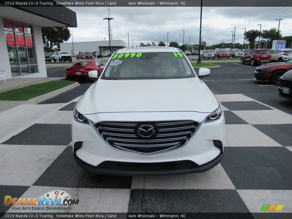 2019 Mazda CX-9 Touring Snowflake White Pearl Mica / Sand Photo #2