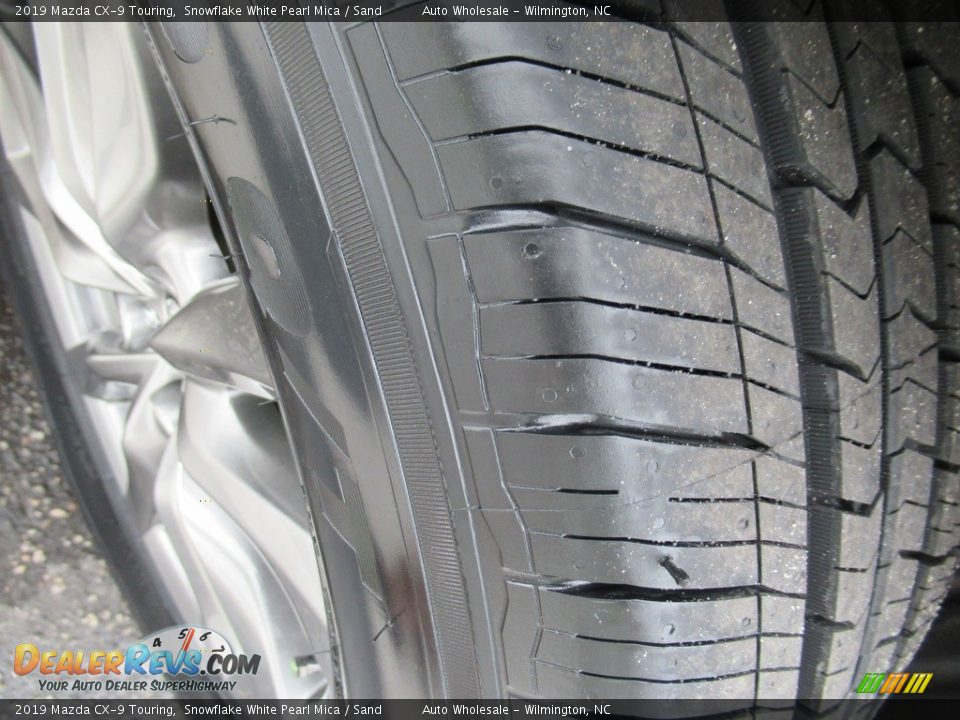 2019 Mazda CX-9 Touring Snowflake White Pearl Mica / Sand Photo #8