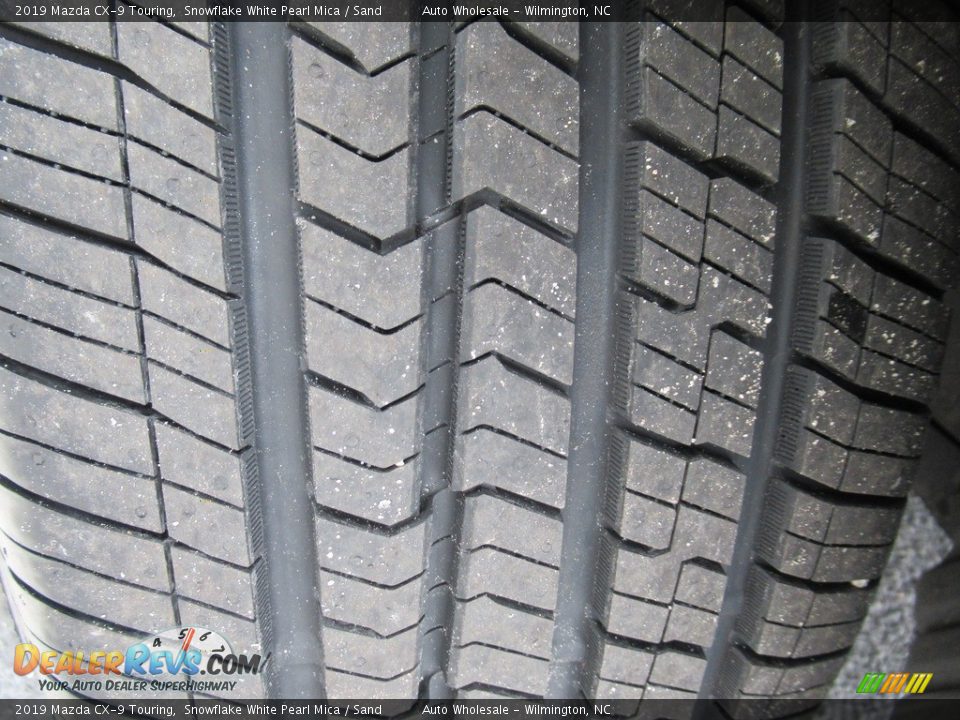 2019 Mazda CX-9 Touring Snowflake White Pearl Mica / Sand Photo #9